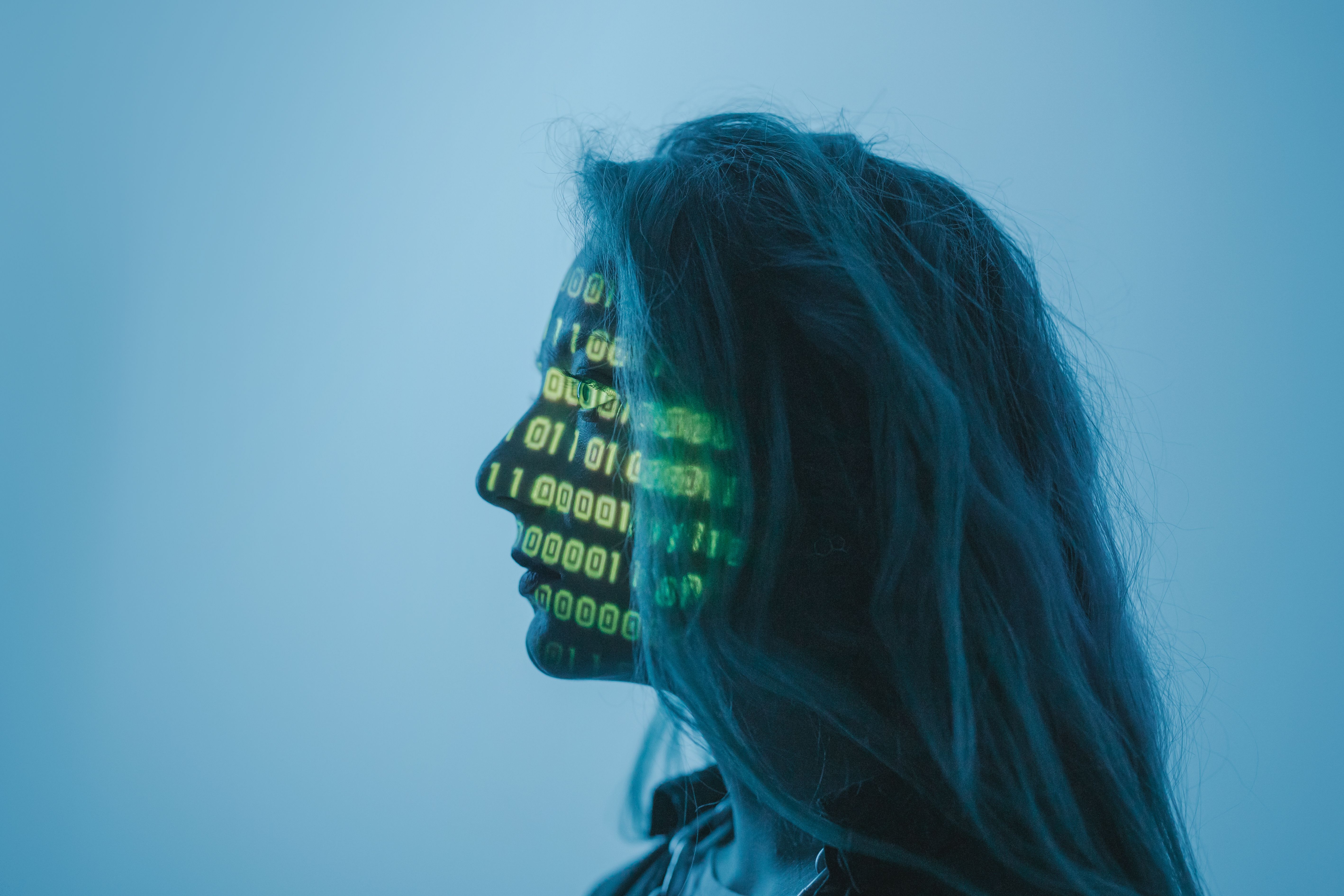 Software code on a screen